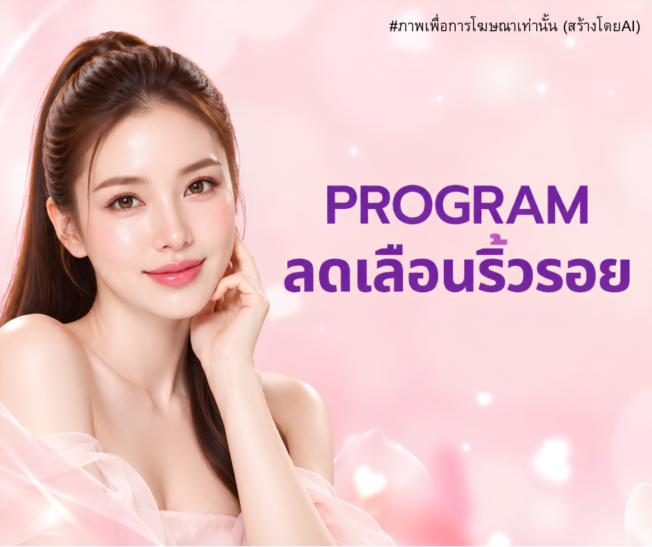 โปรแกรมลดเลือนริ้วรอย